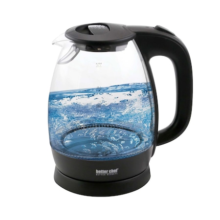 Better Chef 1.7L Cordless Electric Glass Tea Kettle IM-176B