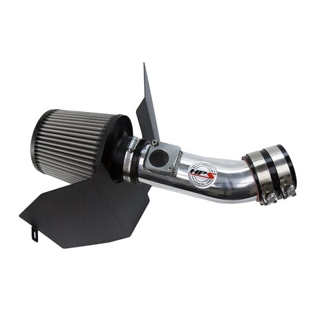 Hps Performance Air Intake Kit with Heat Shield, Polished, 827-606P