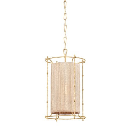 Hudson Valley Lighting Jones Point 15.5 in. Lantern in Vintage Gold Leaf 8015-VGL