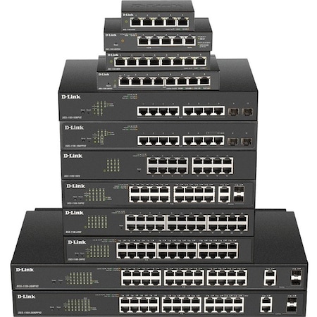 D-Link D-LINK IS A SMART MANAGED SWITCH WITH 8 X 1 GB PORTS.  DESIGNED TO DGS-1100-08V2