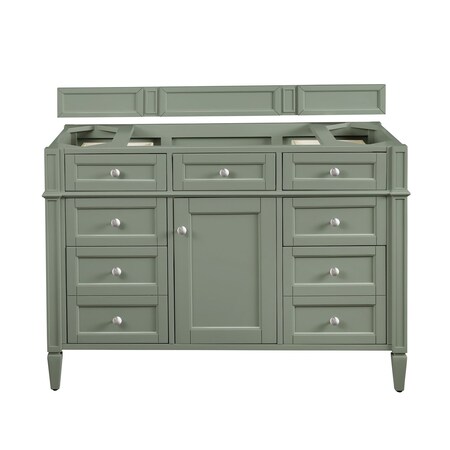 James Martin Vanities Vanity, without top, Smokey Celadon, 47.8 in W x 22.9 in D, 650-V48-M-SC