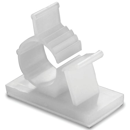 Gardner Bender Cable Clip, Plastic, 1/2 in Bundle Dia., White GKK-1550