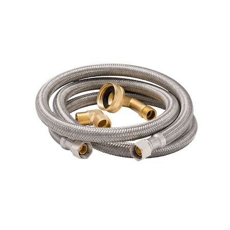 Proline Series Dishwasher Connector, Ss 3/8Od x 3/8Od x 48 PK6 496-201