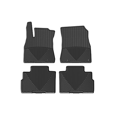 Weathertech Black, Front and Rear All Weather Floor Mats W544-W545