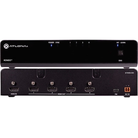 Atlona 4K HDR Four-Output HDMI Distribution Amplifier AT-RON-444