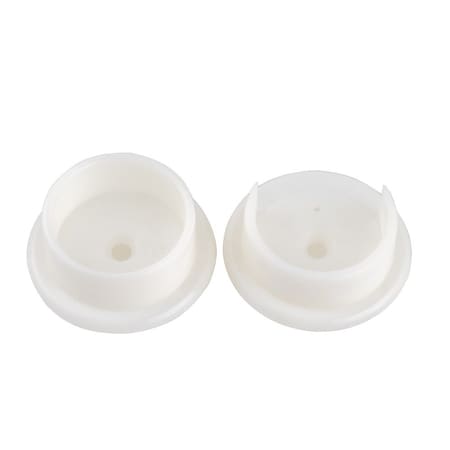 Geo 1-3/8" Plastic Pole Socket Set White Finish White Finish GBH-PSP138-WH