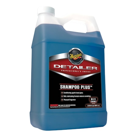 Meguiars Detailer Shampoo Plus, 1 gallon Can, Blue, Liquid D11101