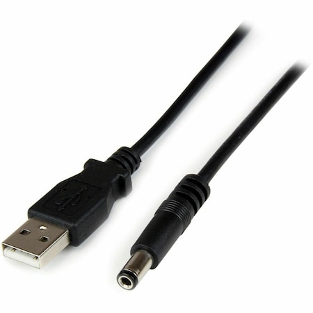 Startech.Com 1m USB to Type N Barrel 5V DC Power Cable - USB A to 5.5mm DC USB2TYPEN1M