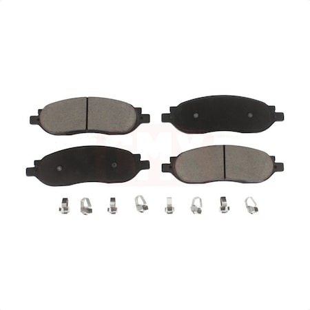 Cmx Rear Ceramic Disc Brake Pads For 2005-2007 Ford F-250 Super Duty F-350 CMX-D1068