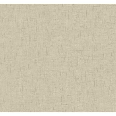 A-Street Prints Bentley Beige Faux Linen Wallpaper 2973-90916