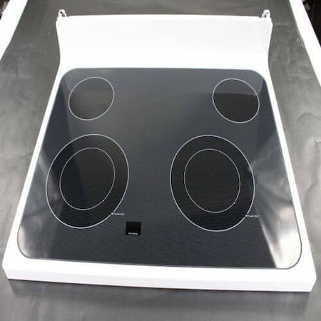 Ge RANGETOP GLASS ASM WH WB62X26651