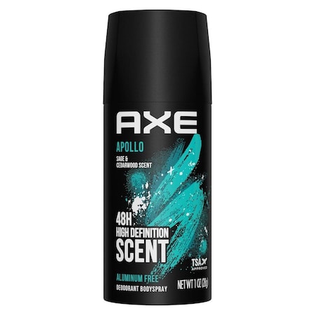 Axe Apollo Sage and Cedarwood Deodorant Body Spray, 1 Ounce, 32PK 69640094