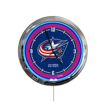 Holland Bar Stool Columbus Blue Jackets 16 LED Wall Clock ClkL16