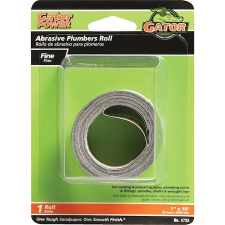 Gator Blade 1''x10 ' 180-Grit Plumbers Abrasive Sand Cloth 4733