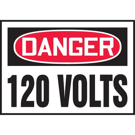Accuform Danger Safety Label LELC153XVE