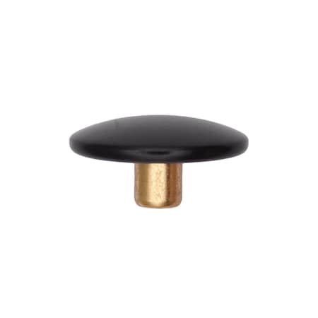 Auveco Black Snap Fastener Cap, 50PK 14830