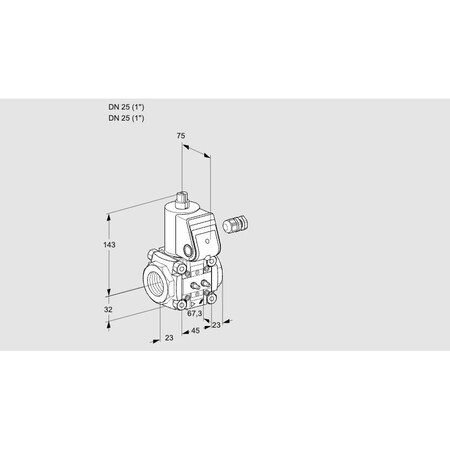 Honeywell Kromschroder VAS125R/NW KS88031134