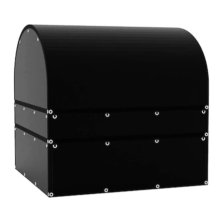 Tarps Now Heavy Duty Tarp, 6 ft x 6 ft x 6 ft H, 20 Mil, Black, Vinyl CTH666-BLK