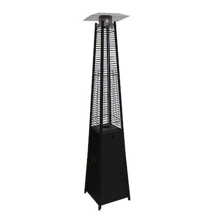 Blue Sky Herbal Blue Sky Steel Pyramid Gas Patio Heater, Midnight Black BSKPHPG8919B