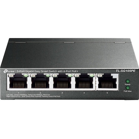 Tp-Link 5 Port Gig Poe Smart Switch TLSG105PE
