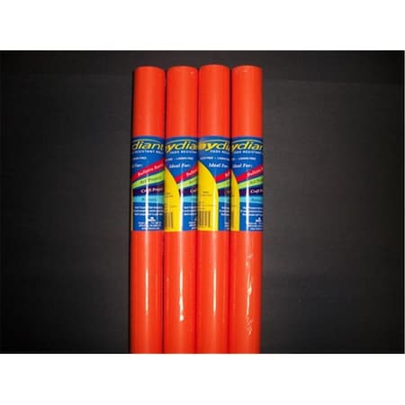 Riteco Raydiant Fade Resistant Art Rolls Orange 48 In. X 50 Ft. 4 Pack, 4PK 80027