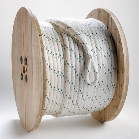 Erin Rope Composite Double Braided Premium Pulling Rope, 1/2 in OD x 600 ft L, Polyester CDB160600