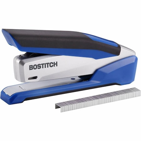 Bostitch Spring Powered Stapler, use 1/4" Staples, 25Sht/Cap, Blue/SR ACI1118