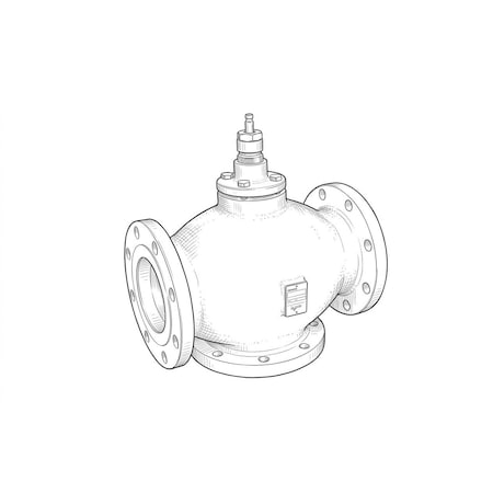 Siemens Building Technology 5"MIX VLV, 250cv, FLGD, BRZ TRIM 599-06163