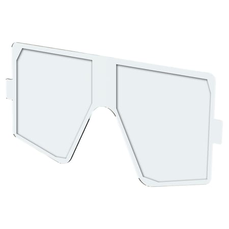 Msa Safety Magnifying Lens, Clear Lens, Polycarbonate 10246331