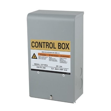 Flint & Walling/Star Water 1/2 Hp 230V Control Box 127189A