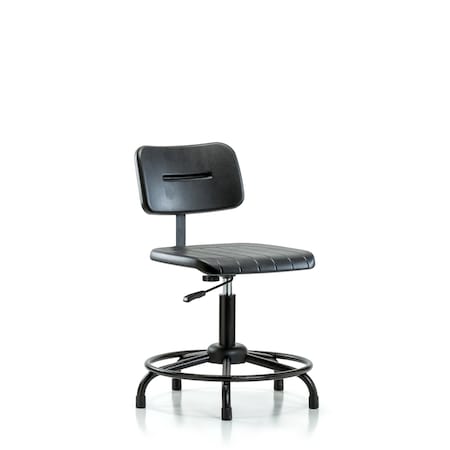 Blue Ridge Ergonomics Basic Poly Desk Chair, RT, Glides BR-BPDHCH-RT-RG