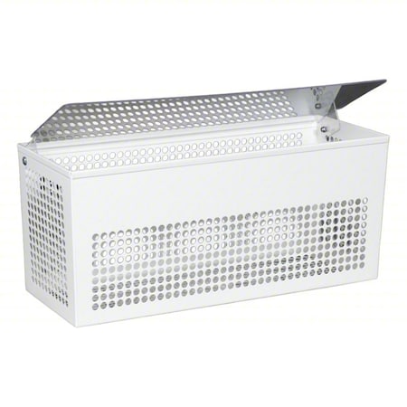 Diamond Storage Solutions Wall mount perforated steel basket DVS-16-7-6-LWM