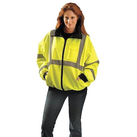 Occunomix Unisex Jacket, 100% Polyester, Yellow, L LUX-ETJBJ-YL