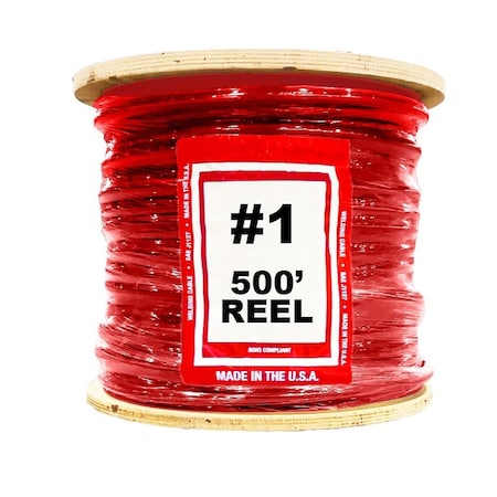 Xtrweld Select XTRweld Cable Select, 600V, #1 RED AWG, 500 Feet, 500PK WCSN1R-500