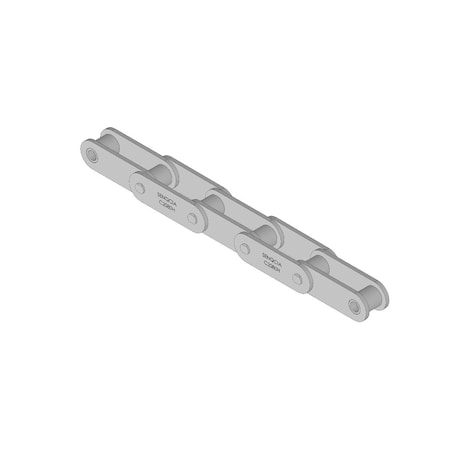 Senqcia Inspire Series SBR Conveyor Series Double Pitch Riveted Standard , 10 ft OAL, 1P, 5/8 Dia x 5/8 W C2080PCP2RB