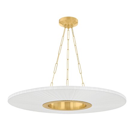Hudson Valley Lighting Prattsburgh 40 in. Chandelier Aged Brass 2540-AGB