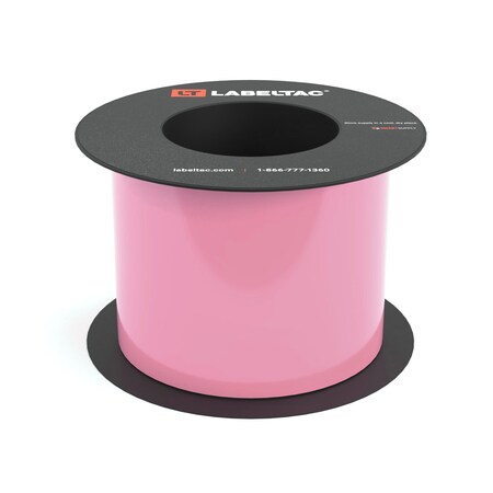 Labeltac Label Supply 4in x 75ft, Pink LT412-C