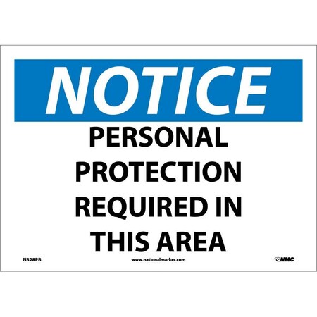 Nmc Notice Personal Protection Required In This Area Sign N328PB