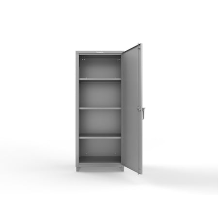 Strong Hold 14 GA 1 Door Cabinet 3 Shelves - EK Lock 2.66-1D-243-EK-L