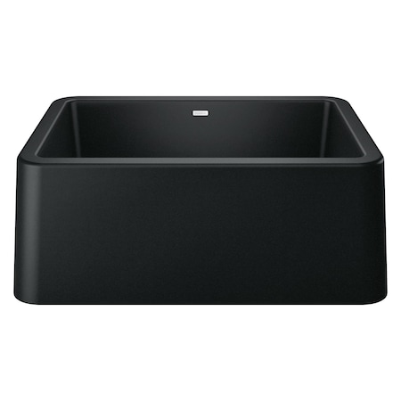 Blanco Ikon 27" Apron Single Bowl, Coal Black 402531