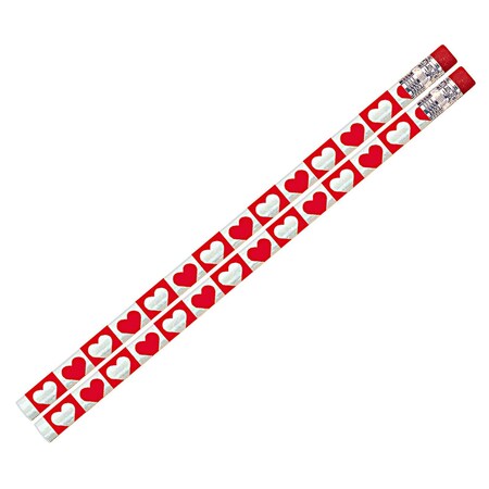 Musgrave Pencil Co Hearts 'O Glitter Pencil, 144PK MUS1153G