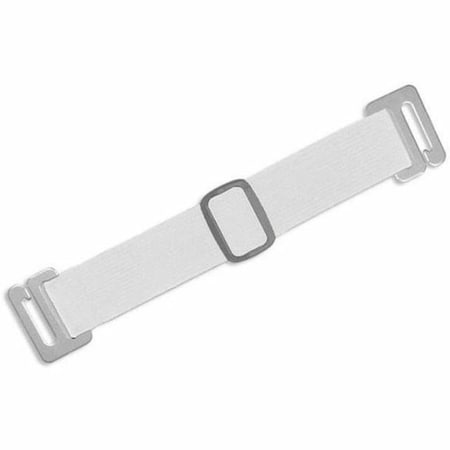 Brady Interchangeable Adjustable Elastic Arm Band Strap - White 1840-7208