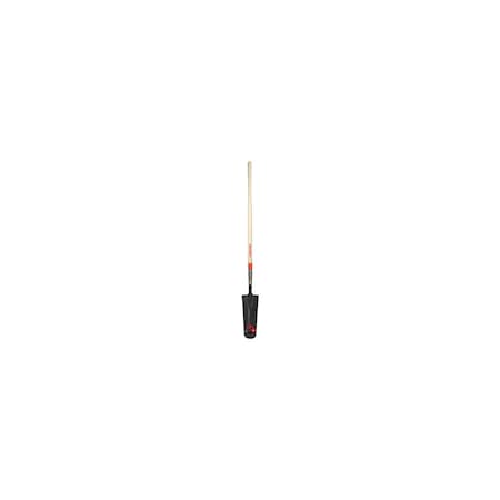 Razor-Back Drain Spade, Closed Back, Wood Handle, 16-In. 47117