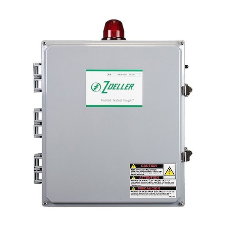 Zoeller PumpControlPanel, 4to6.3A, Three 124D4-0001