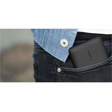 Belkin Belkin BoostCharge Plus 10K USB-C Power Bank with Integrated Cables - Black BPB006btBLK