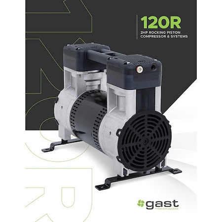 Gast Gast 120R Rocking Piston Compressor 120R689-P101-N800NX