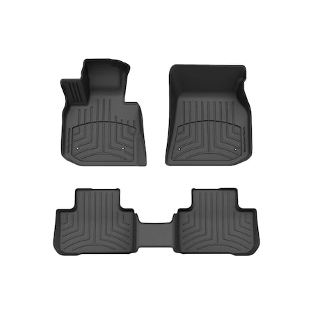 Weathertech Black, Front and Rear FloorLiner HP 441273-1-2IM