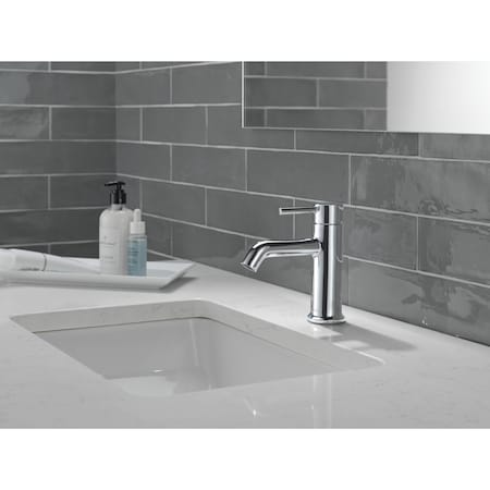 Peerless 6.13 in. Precept Single Top Handle Lavatory Faucet in Chrome P1647LF