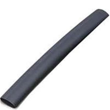 Acoustic Heat Shrink Tube, Thin Wall, 2:1 I.D. Shrink Ratio, Black, 4 in AC1883483