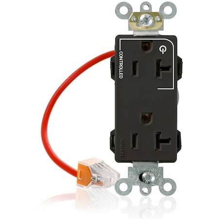 Leviton PlugsandReceptacles, 20A, 125VAC, Blk, Nylon M1636-1CE